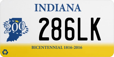 IN license plate 286LK