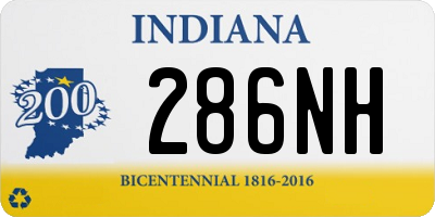 IN license plate 286NH