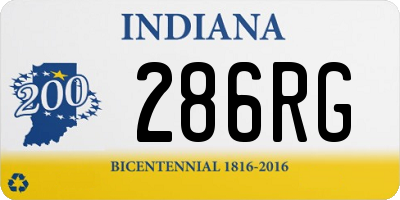 IN license plate 286RG