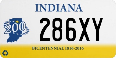 IN license plate 286XY