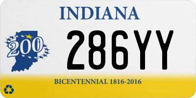 IN license plate 286YY