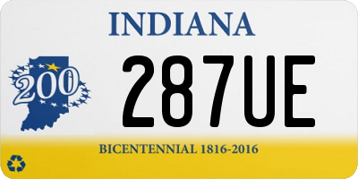 IN license plate 287UE