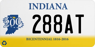 IN license plate 288AT