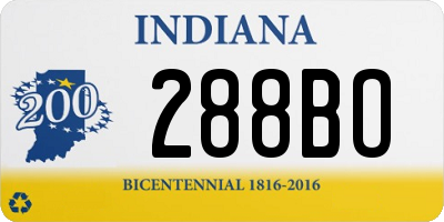 IN license plate 288BO