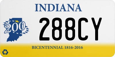 IN license plate 288CY