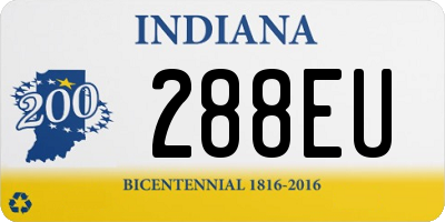 IN license plate 288EU