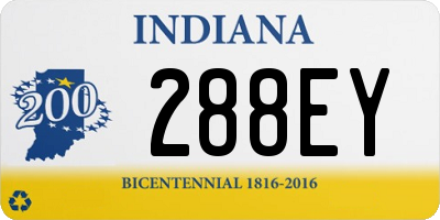 IN license plate 288EY