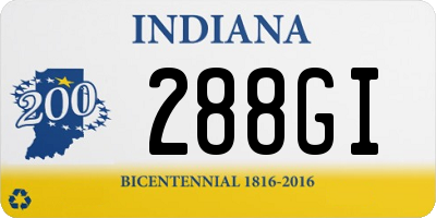 IN license plate 288GI