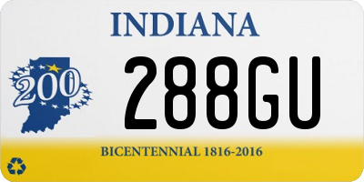 IN license plate 288GU