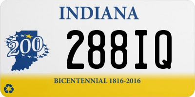 IN license plate 288IQ