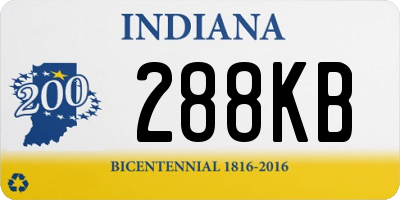 IN license plate 288KB