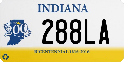 IN license plate 288LA