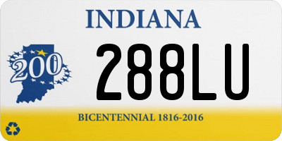 IN license plate 288LU