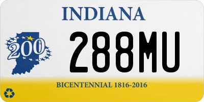 IN license plate 288MU