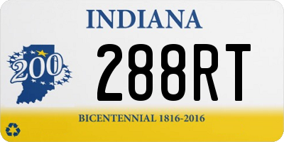 IN license plate 288RT