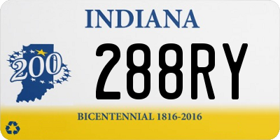 IN license plate 288RY