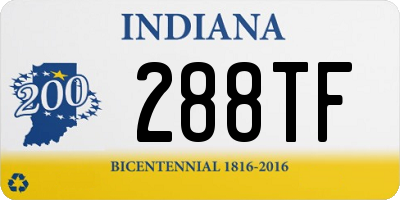 IN license plate 288TF