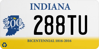 IN license plate 288TU