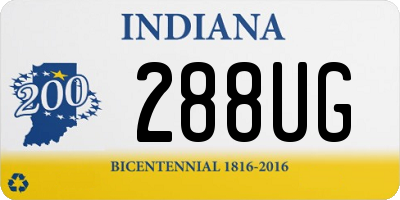 IN license plate 288UG