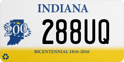 IN license plate 288UQ