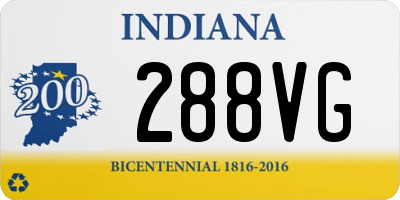 IN license plate 288VG