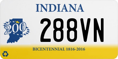 IN license plate 288VN