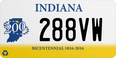 IN license plate 288VW