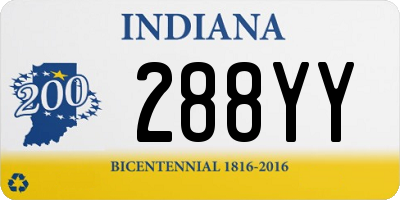 IN license plate 288YY