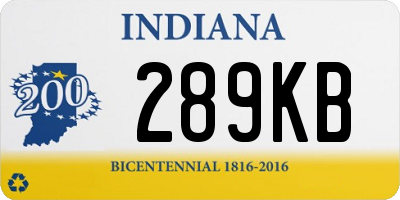 IN license plate 289KB