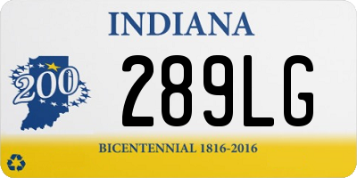 IN license plate 289LG