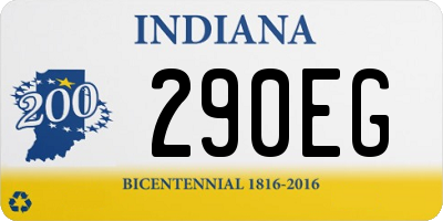 IN license plate 290EG