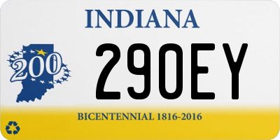 IN license plate 290EY