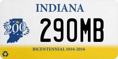 IN license plate 290MB