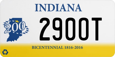 IN license plate 290OT