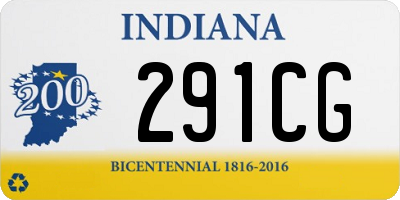 IN license plate 291CG