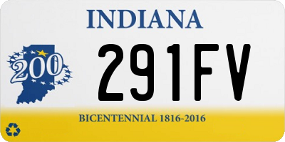 IN license plate 291FV