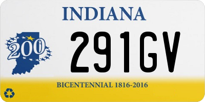 IN license plate 291GV