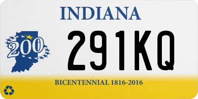 IN license plate 291KQ