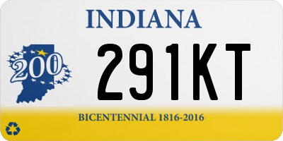 IN license plate 291KT