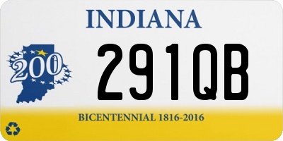 IN license plate 291QB