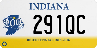 IN license plate 291QC