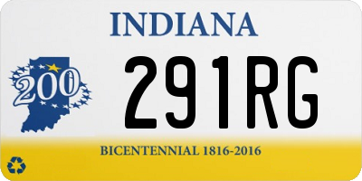 IN license plate 291RG