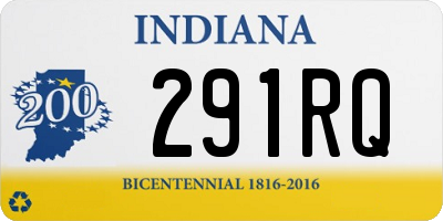 IN license plate 291RQ