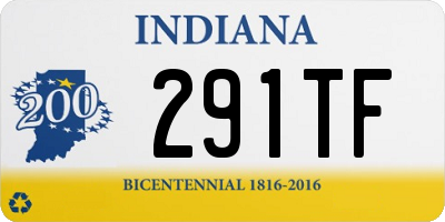 IN license plate 291TF