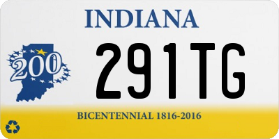 IN license plate 291TG