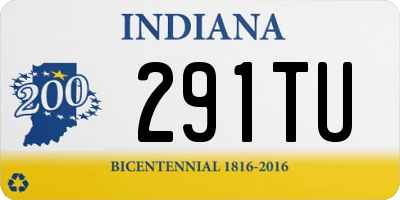 IN license plate 291TU