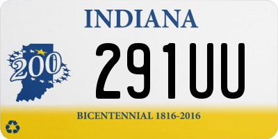 IN license plate 291UU