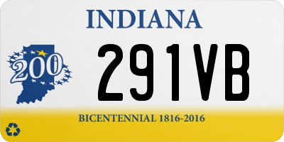 IN license plate 291VB