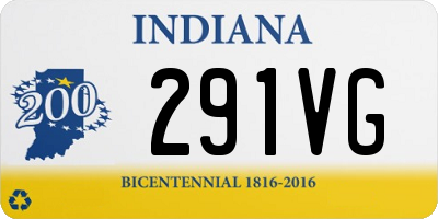 IN license plate 291VG