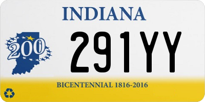 IN license plate 291YY